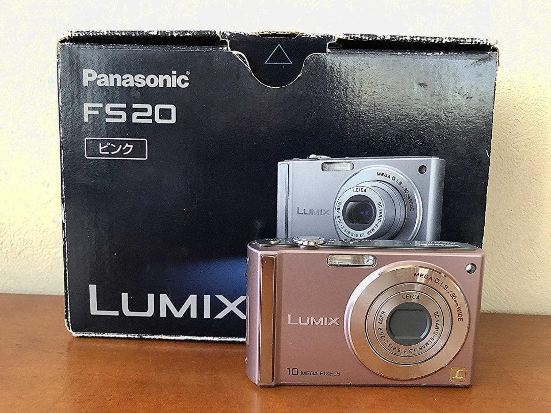Panasonic Lumix FS20 ピンク 本体と付属品