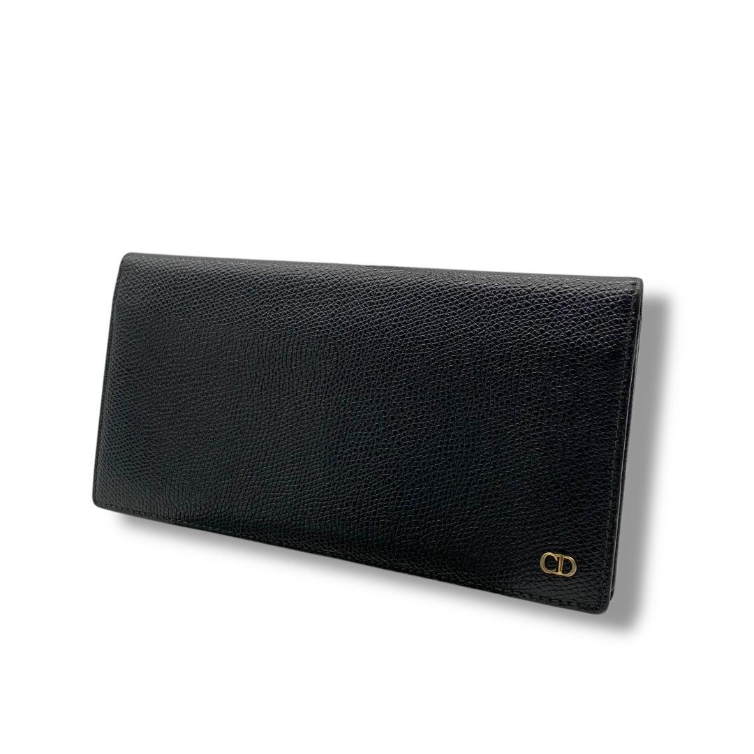 極美品　Christian Dior ブラック 長財布