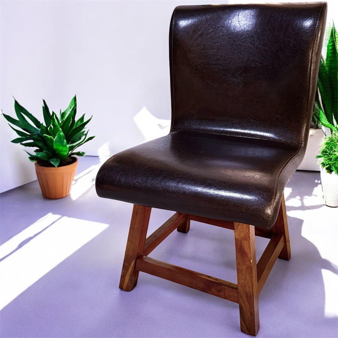 美品✨ MORISHIGE モリシゲ 回転 チェア 椅子 レザー アンティーク