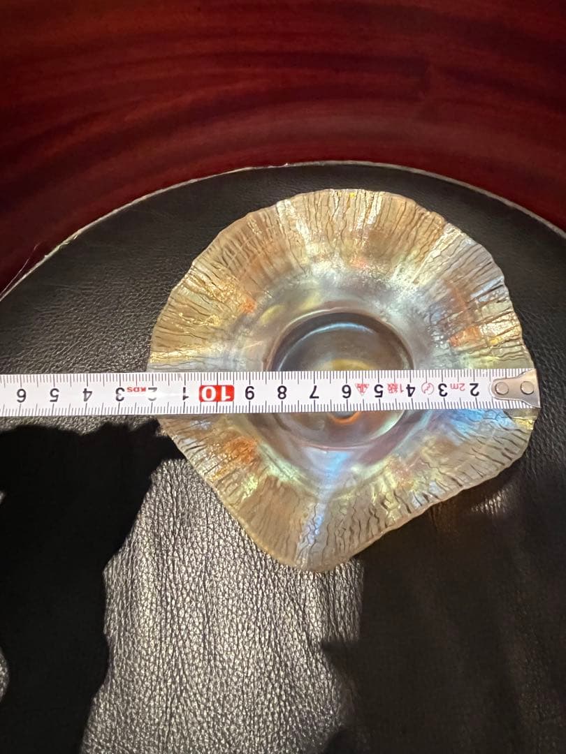 ティファニー　グラス　花瓶　コンポート　アンティーク