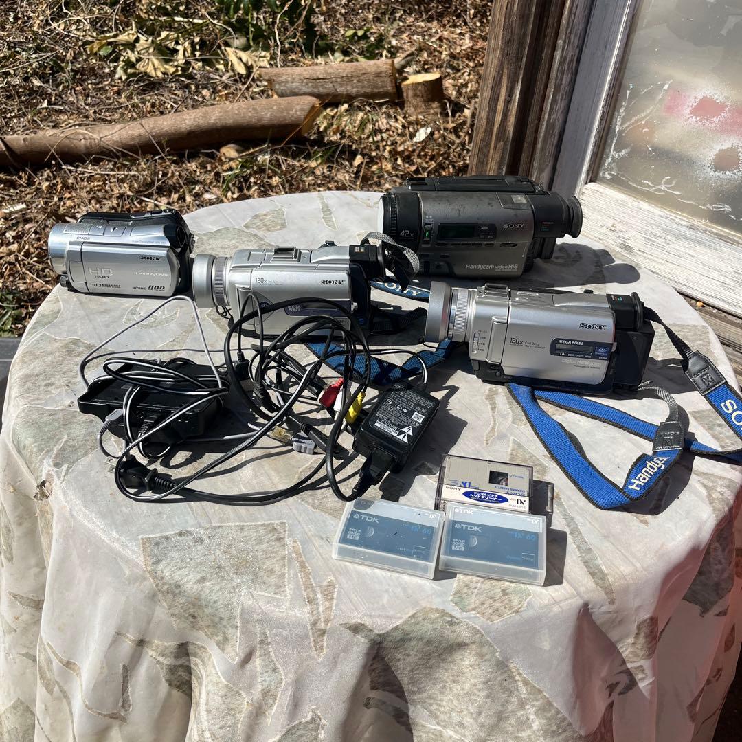 ソニー　ハンディカム　8ミリ　その他　4機セット　ジャンク