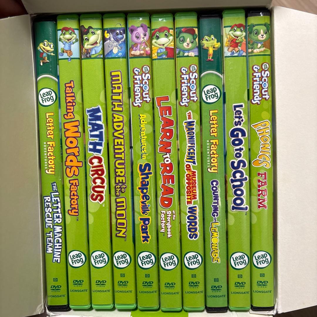 リープフロッグ　LeapFrog DVD メガ　セット