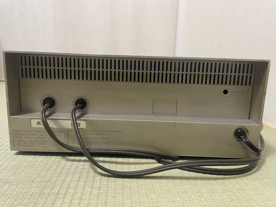 【希少】　Technics RS-M07 カセットデッキ シルバー　即日発送！
