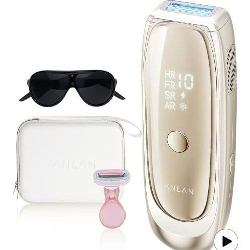 ANLAN 脱毛器 メンズ レディース VIO 髭 全身脱毛 ムダ毛ケア