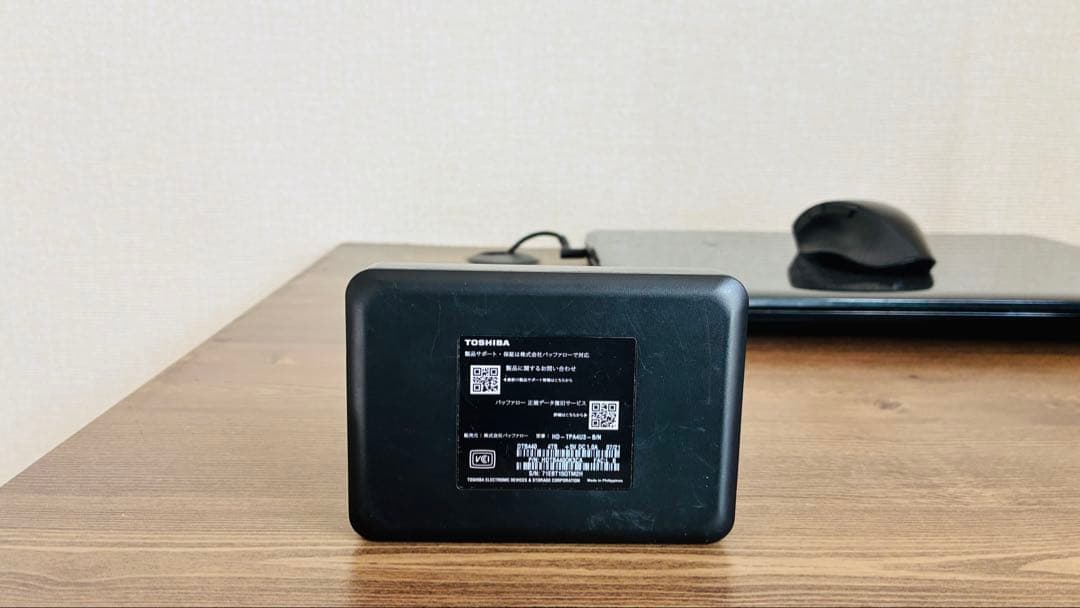 外付けハードディスク・ドライブ Toshiba Canvio HD-TPA1U3-B/N 1TB