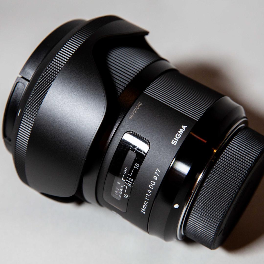 【新品】Sigma 24mm F1.4 DG HSM Art ニコンF 箱保証書