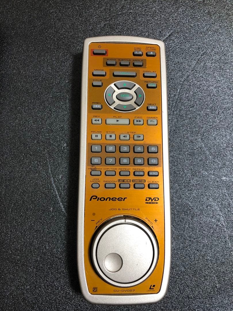 PIONEER パイオニア CU-DV027 リモコン (5344)
