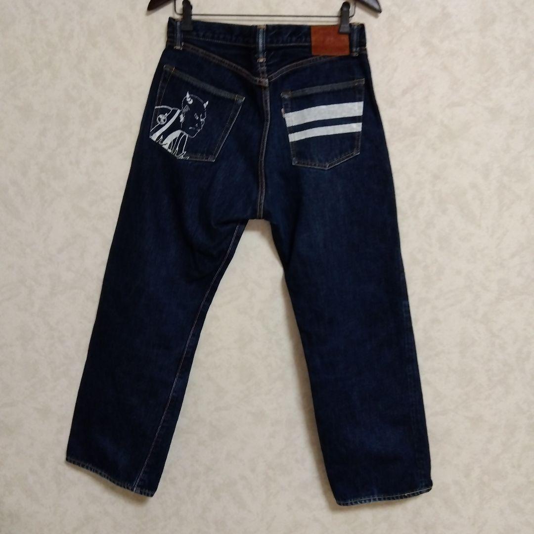 レア　桃太郎ジーンズ　0905SP クラシックストレート　出陣　写楽鬼　W33