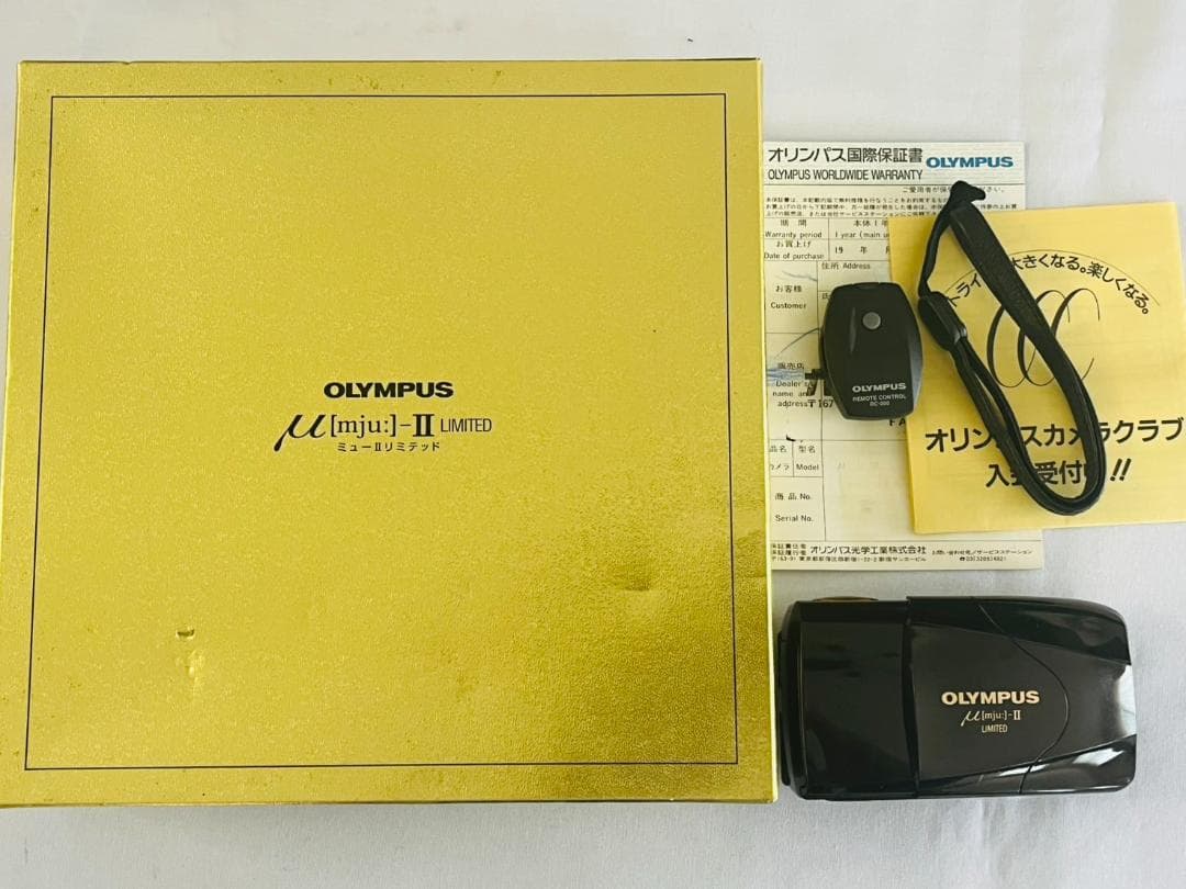 ■OLYMPUS μ-Ⅱ LIMITED 5000限定 ミュー2 フィルムカメラ