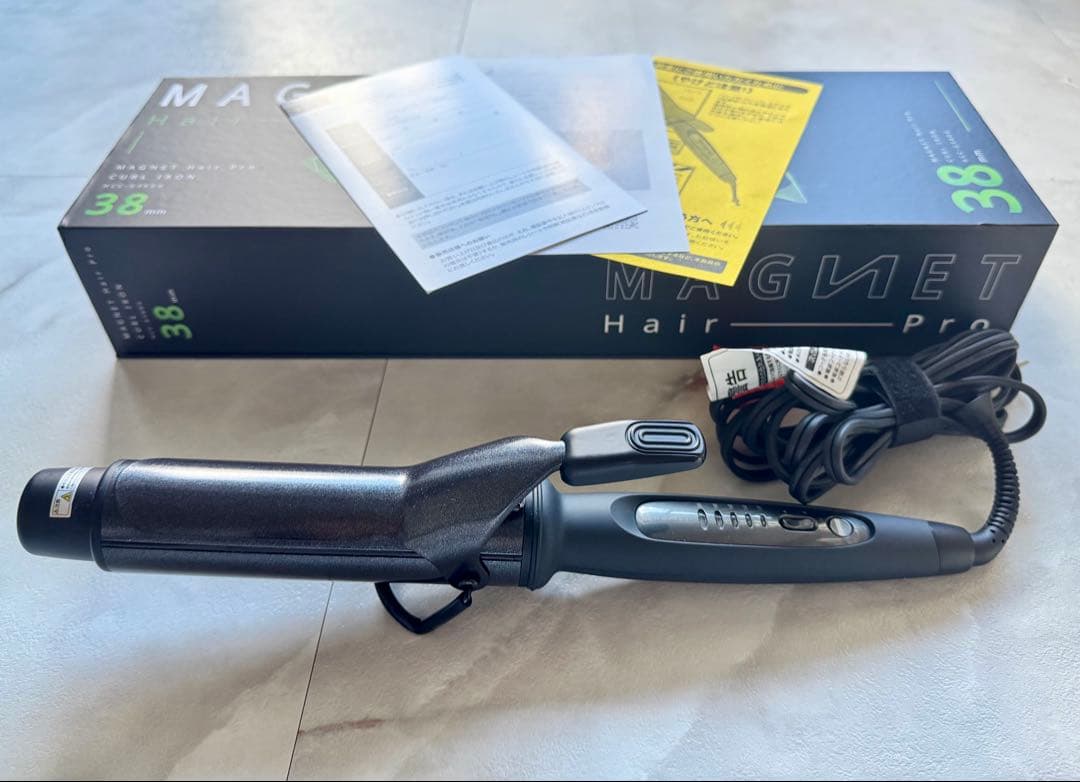 マグネットヘアプロ カールアイロン　クレイツ ヘアアイロン 38mm