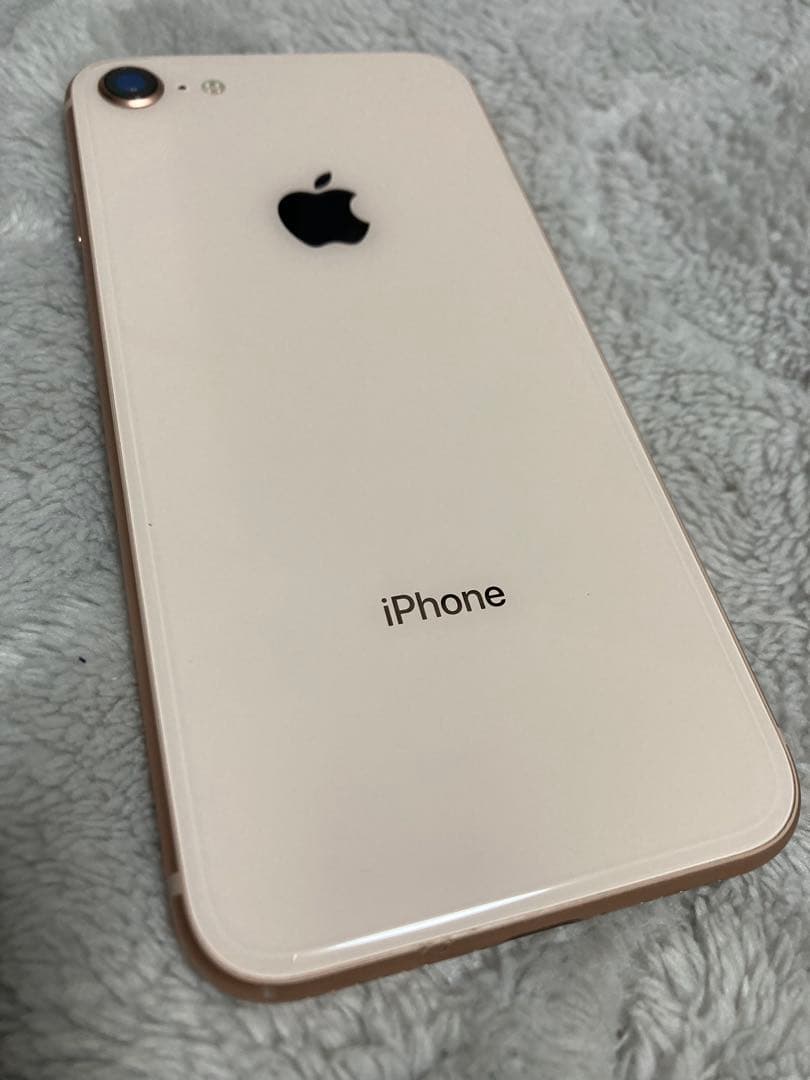 美品iPhone ８ピンクゴールド 本体SIMフリー