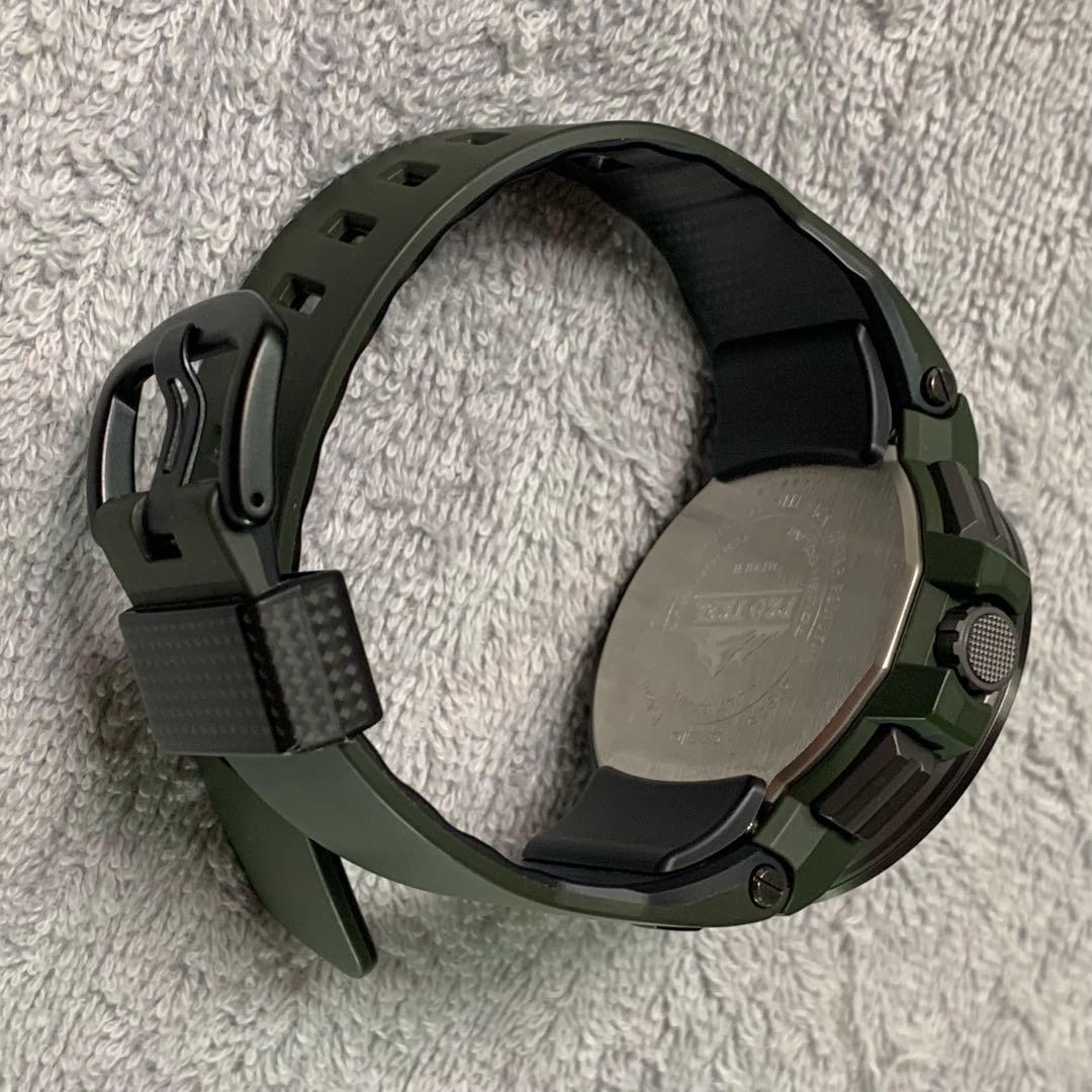 時計 CASIO PROTREK PWR-7000 Military Green