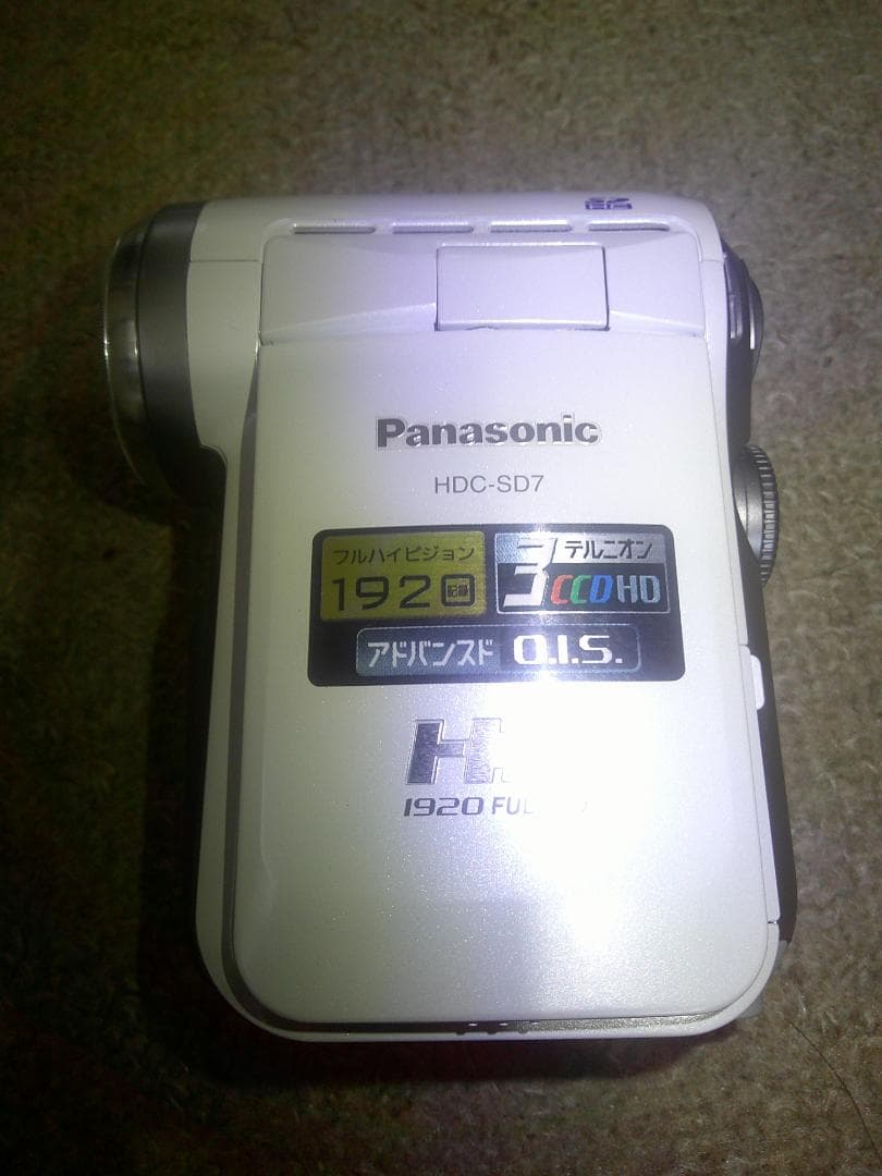 PANASONIC　ビデオカメラ　HDC-SD7-W　美品、動作品　備品一式揃