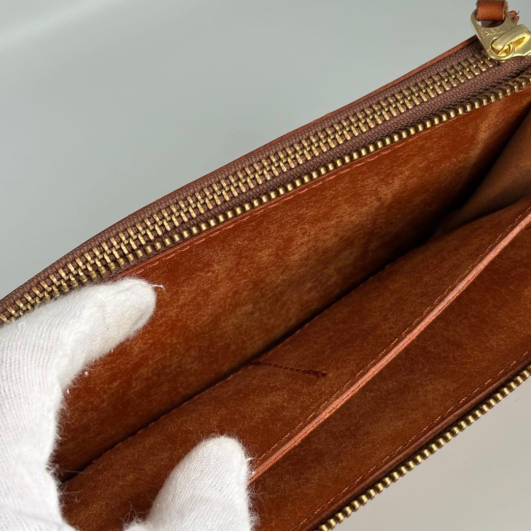 ryu 長財布　L ジップ　ダブル　ファスナー　イタリアンレザー　レア　メンズ