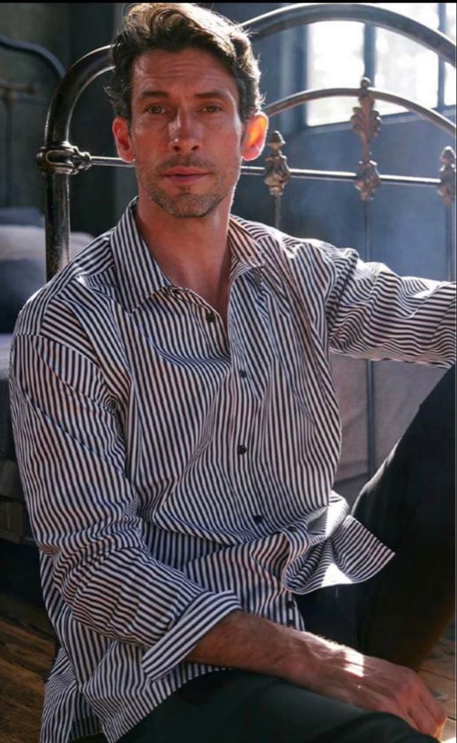 トップス 1piu1uguale3STRIPE BIG SHIRTS