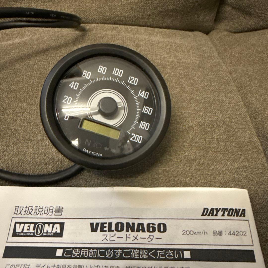 DAYTONA VELONA スピードメーター　60φ