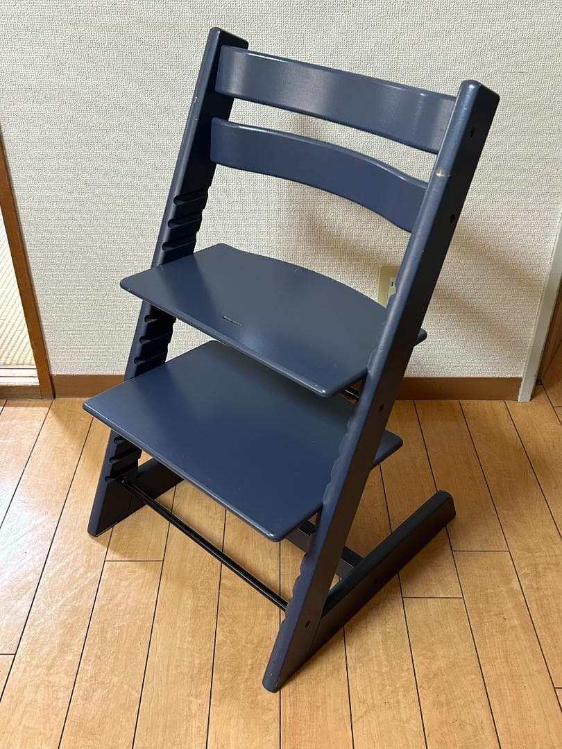 STOKKE ストッケトリップトラップ　ダークブルー（廃盤カラー)+ベビーセット