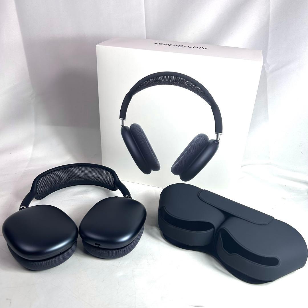 【美品】Apple AirPods Maxミッドナイト　USB-C