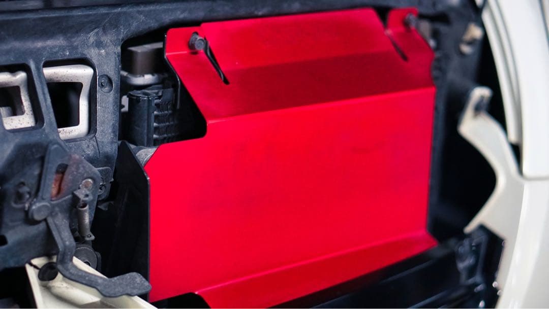 《希少》D-SPORT Dスポーツ ラジエタークーリングパネル 赤