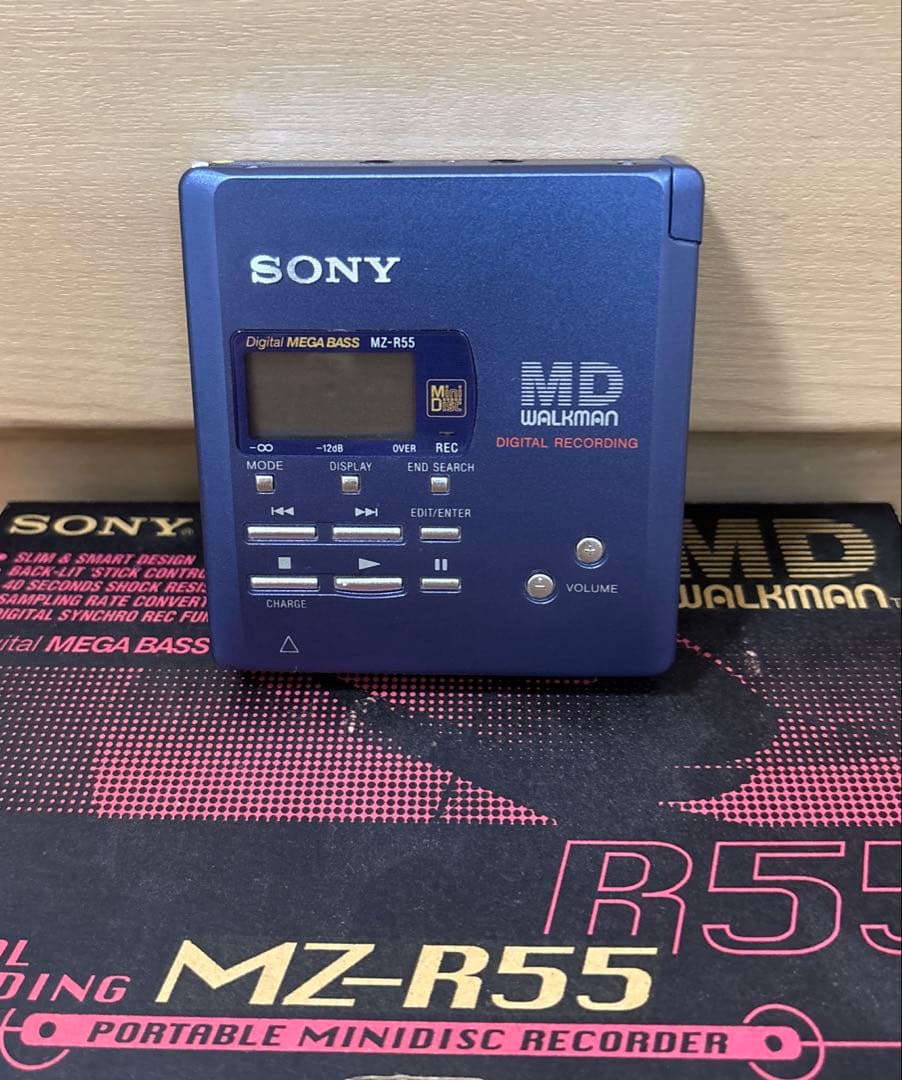 SONY MZ-R55 ポータブルMDレコーダー