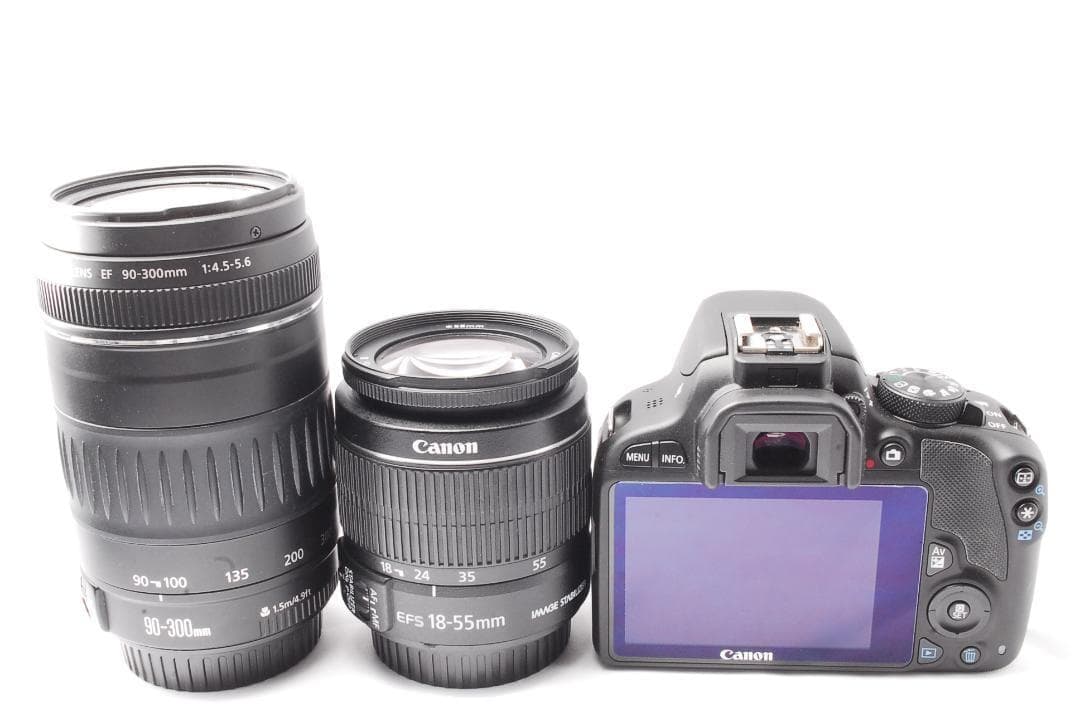 ショット数80回！キャノン kiss X7⭐ダブルレンズセット⭐超望遠レンズ