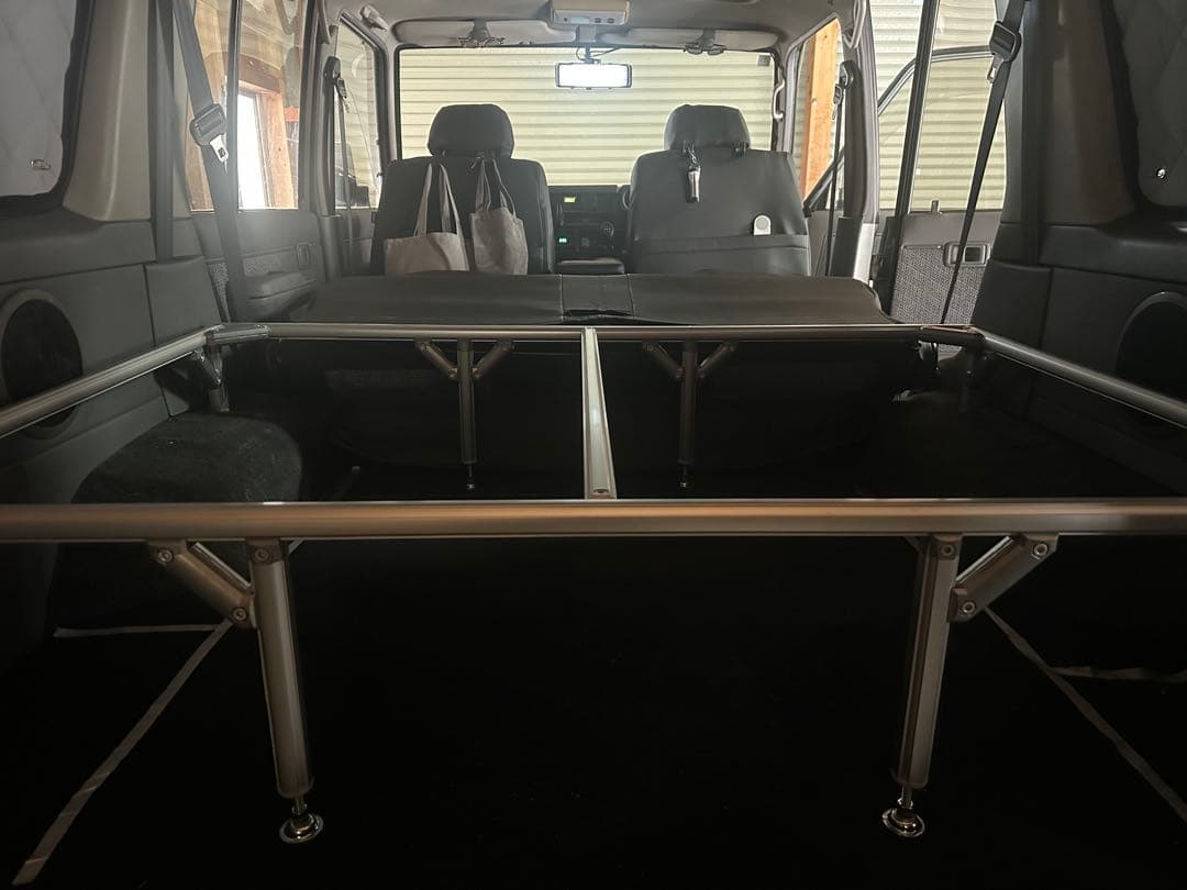 ランクル70 フラットベットキッド　アルミ(高さ微調整可能)