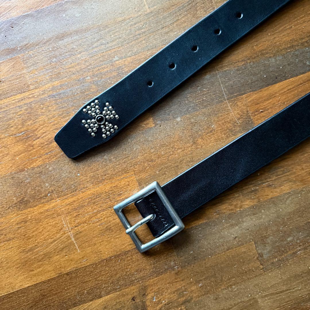 スタッズベルトアイアンクロス35mm 36inch