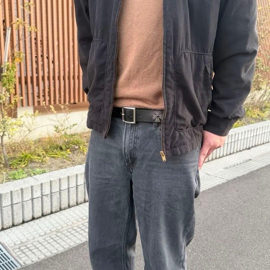 スタッズベルトアイアンクロス35mm 36inch