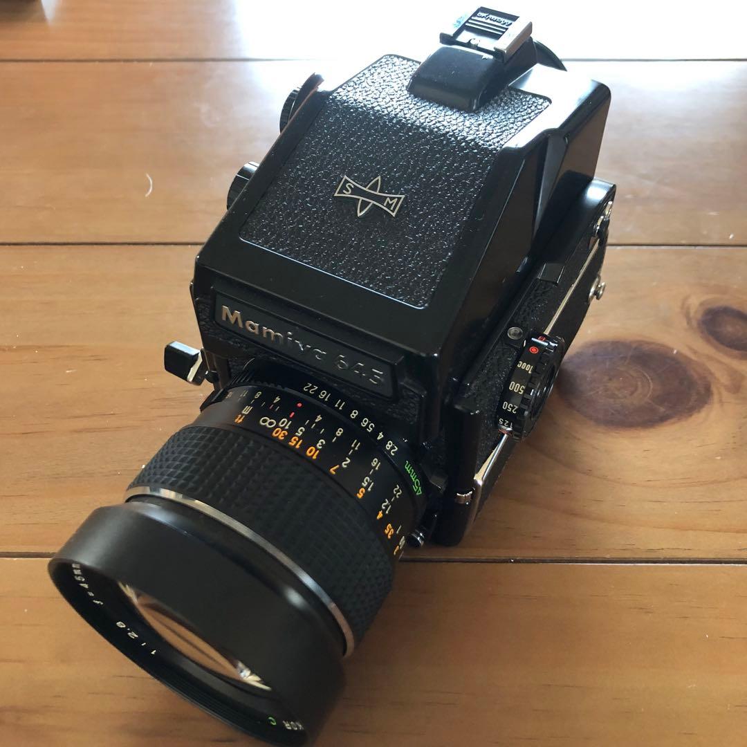 中判 フィルムカメラ MAMIYA 645 1000S 45mm 2.8
