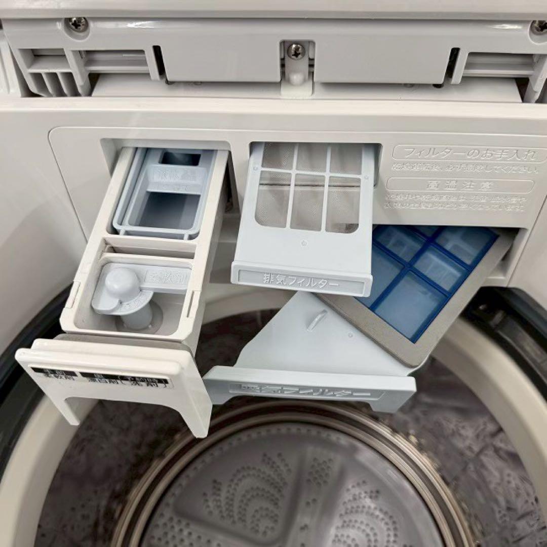 かず ✨シャープ　縦型洗濯乾燥機　ES-TX8G 8キロ　分解清掃済み