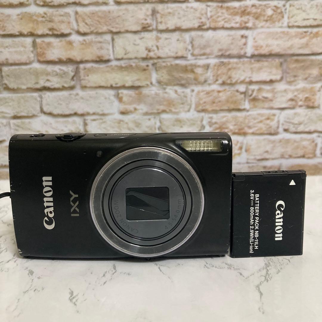 Canon IXY640 ブラック デジカメ 動作確認済み バッテリー付き