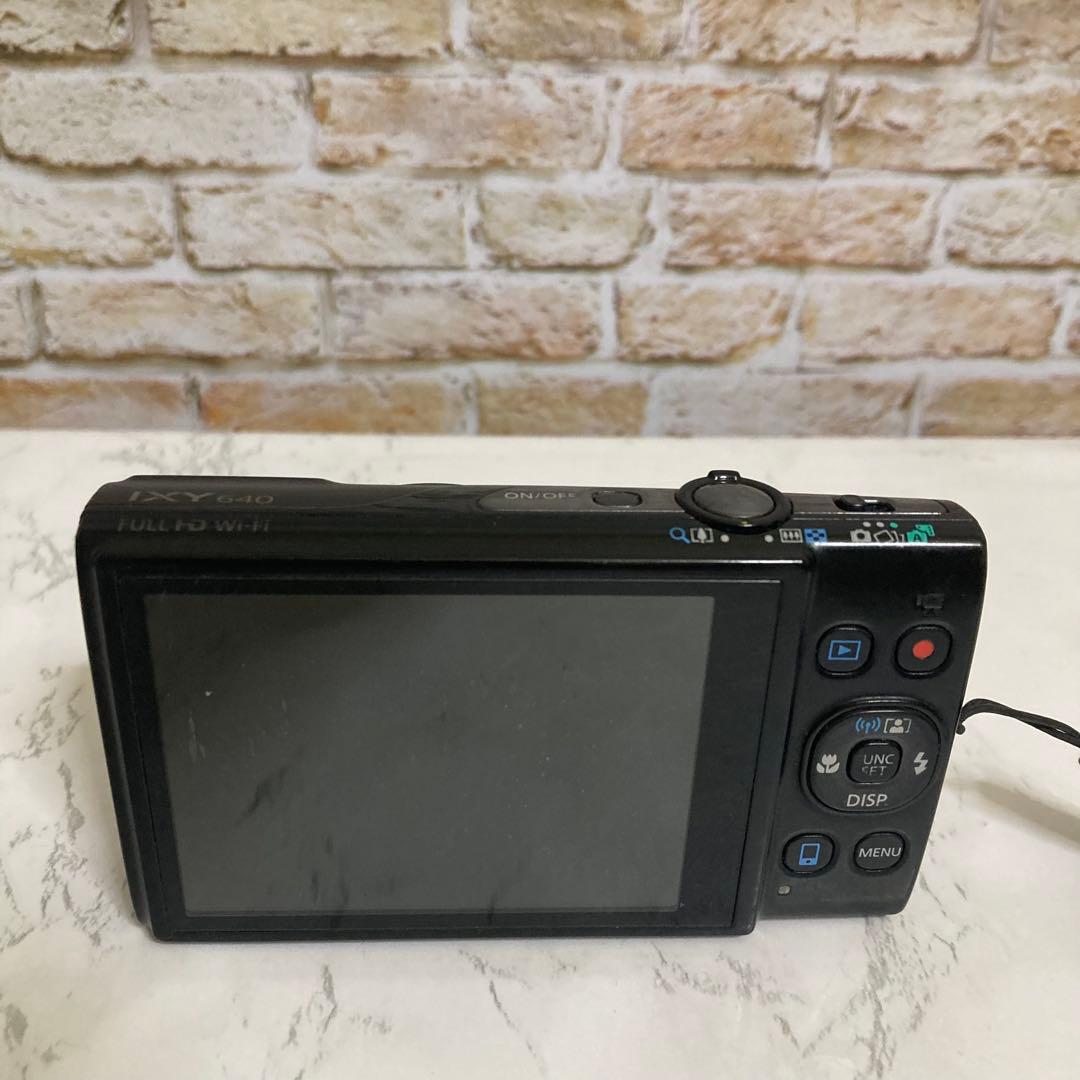 Canon IXY640 ブラック デジカメ 動作確認済み バッテリー付き