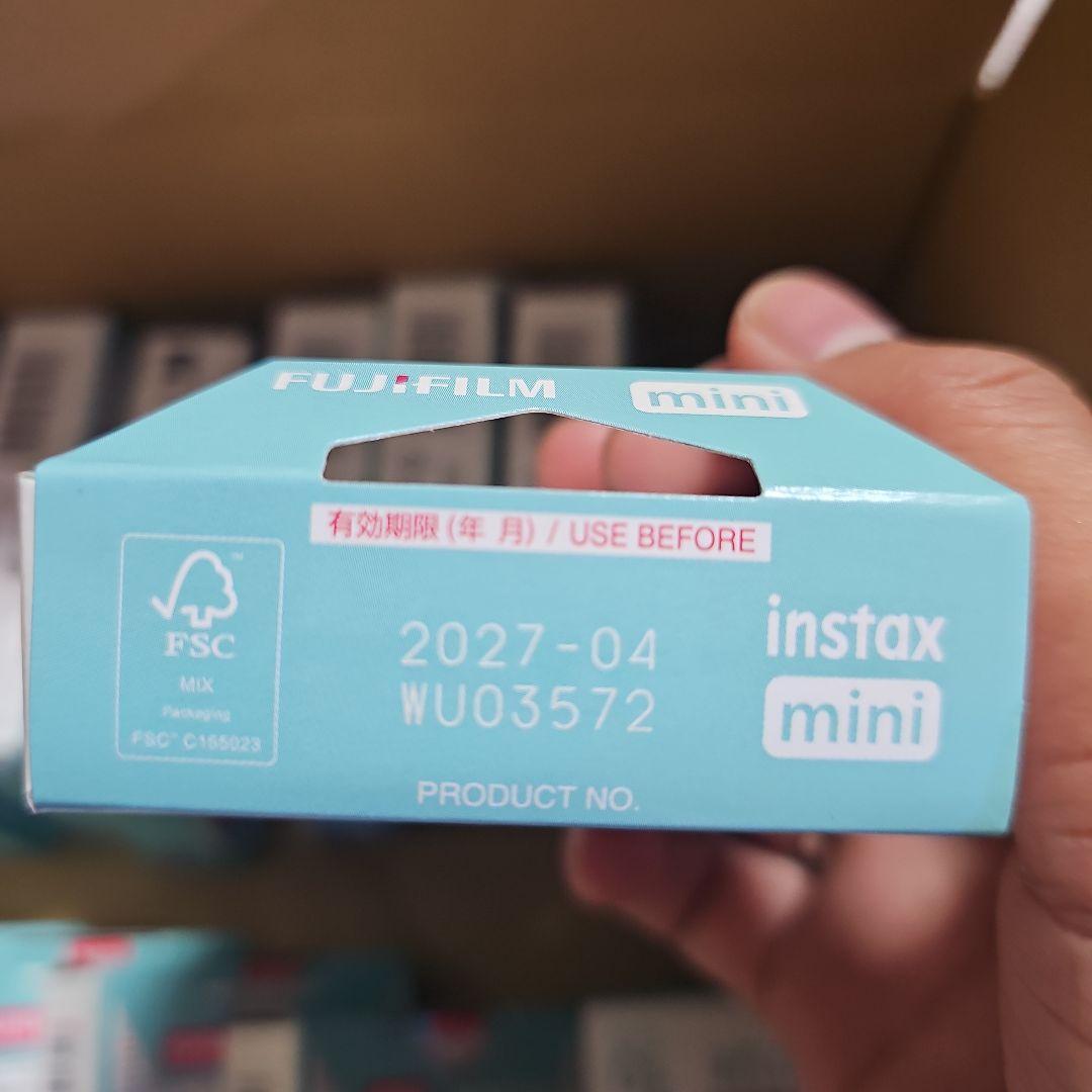 フィルムカメラ FUJIFILM instax mini SKY BLUE