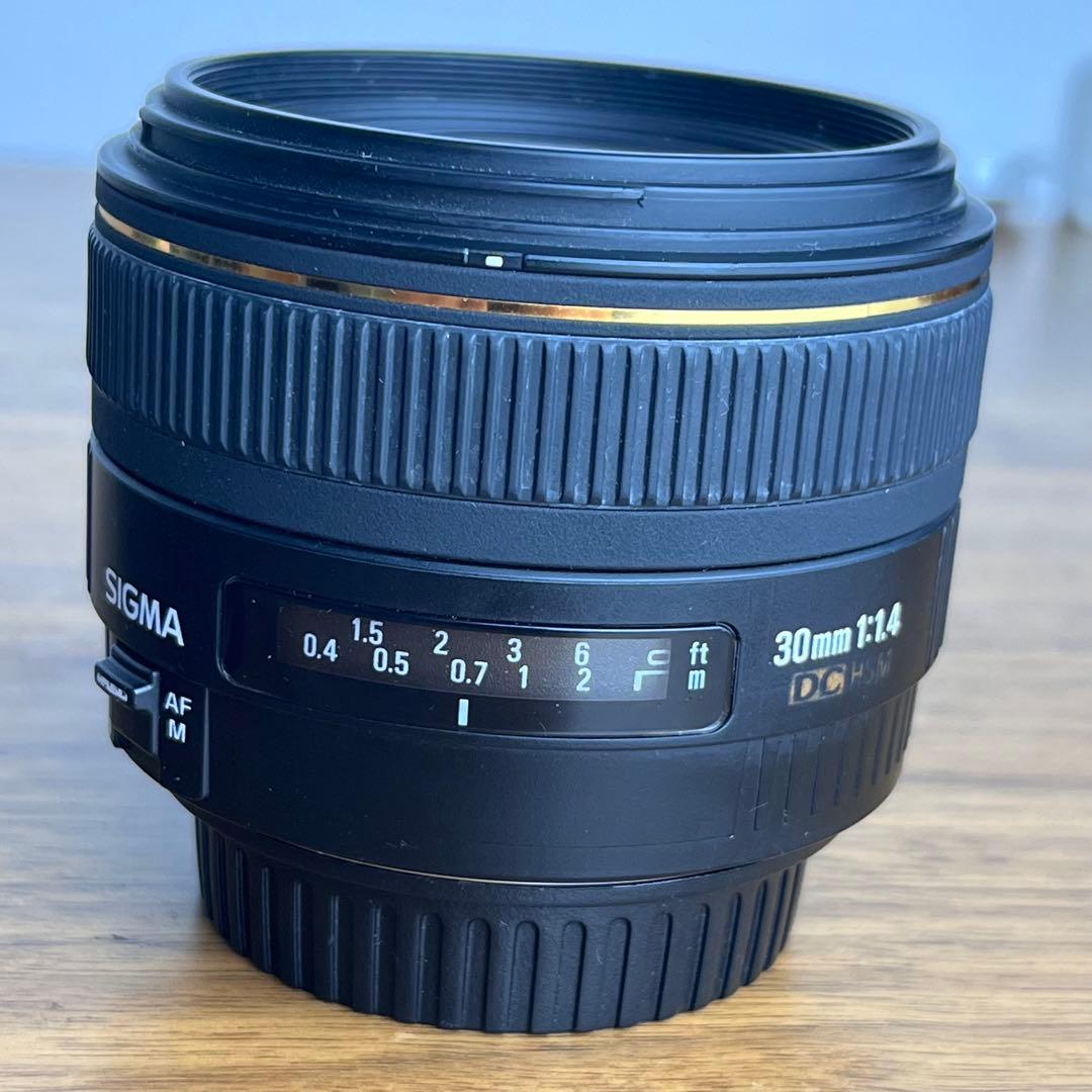 【動作品】SIGMA 30mm F1.4 EX DC HSM 後期型　Canon