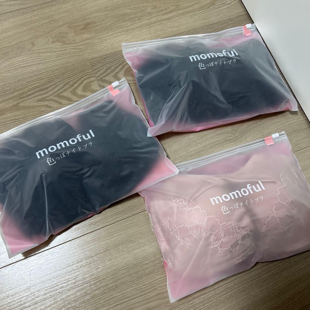 momoful ブラジャー・ナイトブラセット