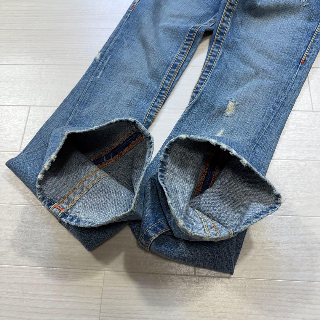 新品タグ付 トゥルーレリジョン JOEY BIG T フレアレインボー USA製