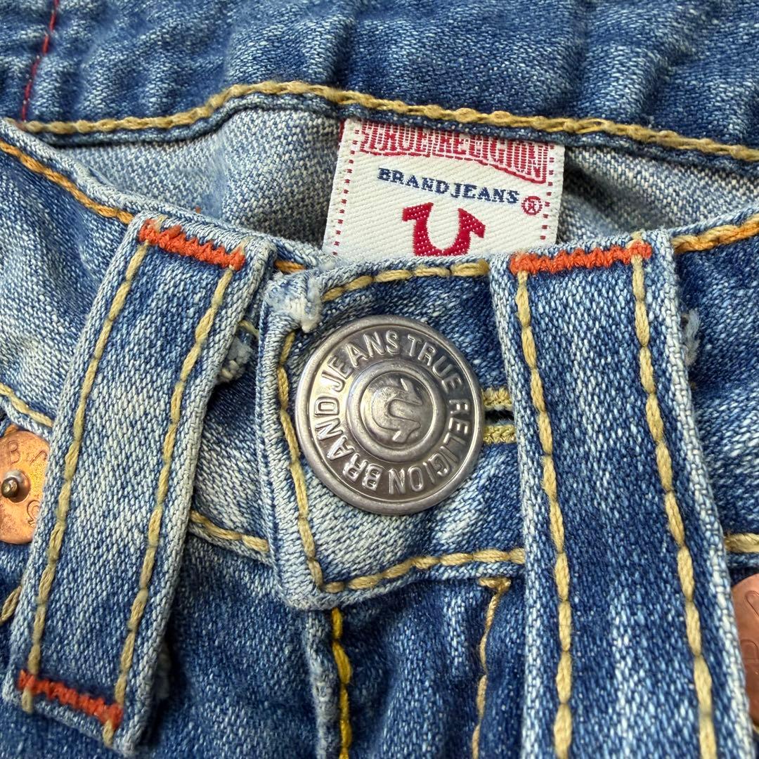 新品タグ付 トゥルーレリジョン JOEY BIG T フレアレインボー USA製