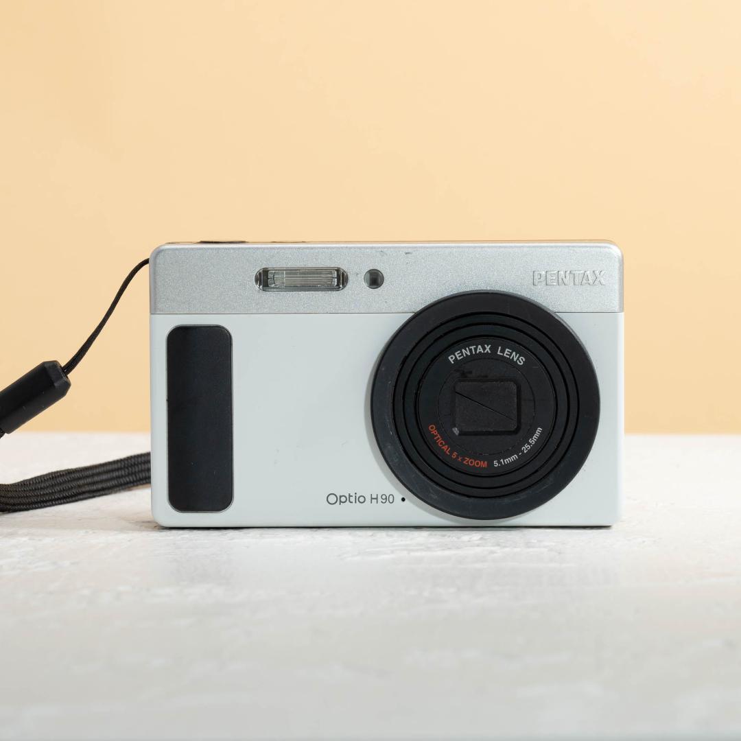 【可愛いすぎるコンデジ】PENTAX optio H90 ホワイト×シルバー