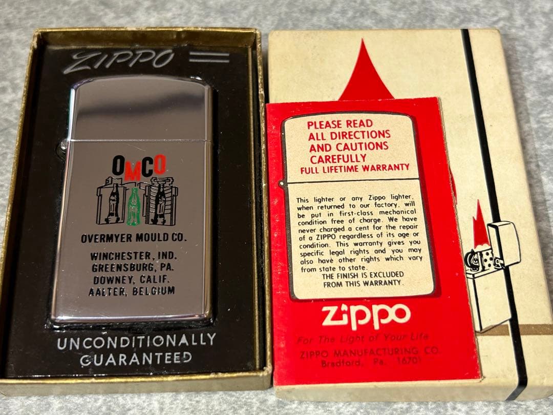ビンテージ zippo 1976年スリム OMCO コカコーラ コンッアーボトル