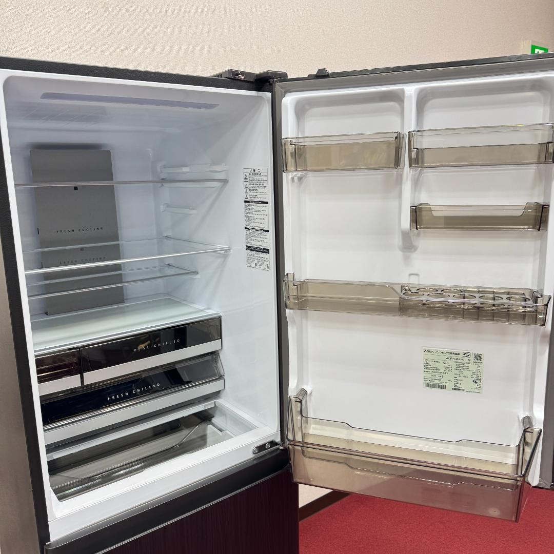 東京23区送料無料　展示未使用品2025年製AQUA4ドア冷蔵庫　洗浄/除菌済み