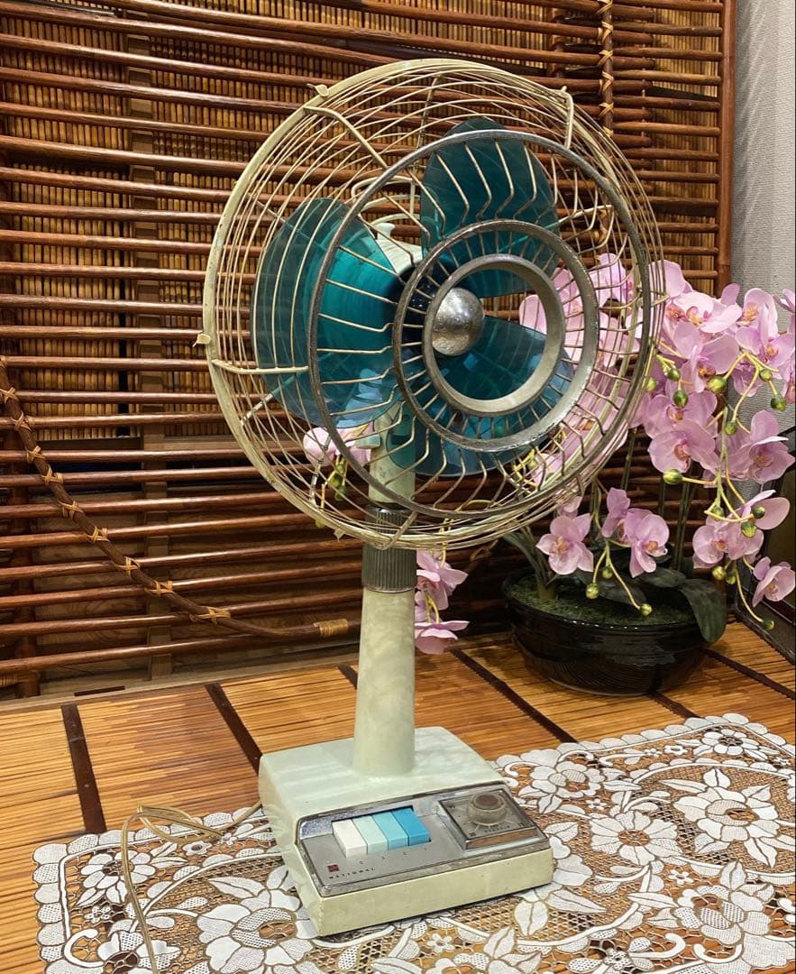 lisa＊ナショナル 扇風機 30HD 昭和レトロ 当時物 インテリア