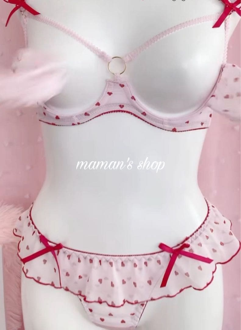 E70♥️ love2nd LOVEMEオープンブラオープンショーツセットラブラン