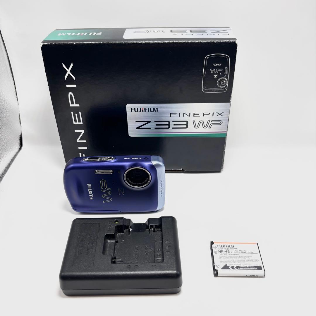 【週末限定値下げ】 FUJIFILM FinePix Z33 WP ブルー
