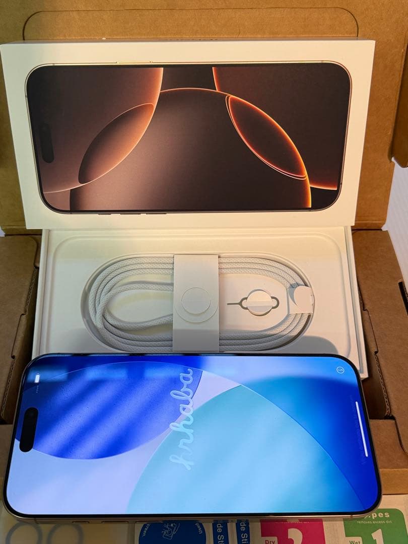 iPhone16proMax 512gbSIMフリーユーズド