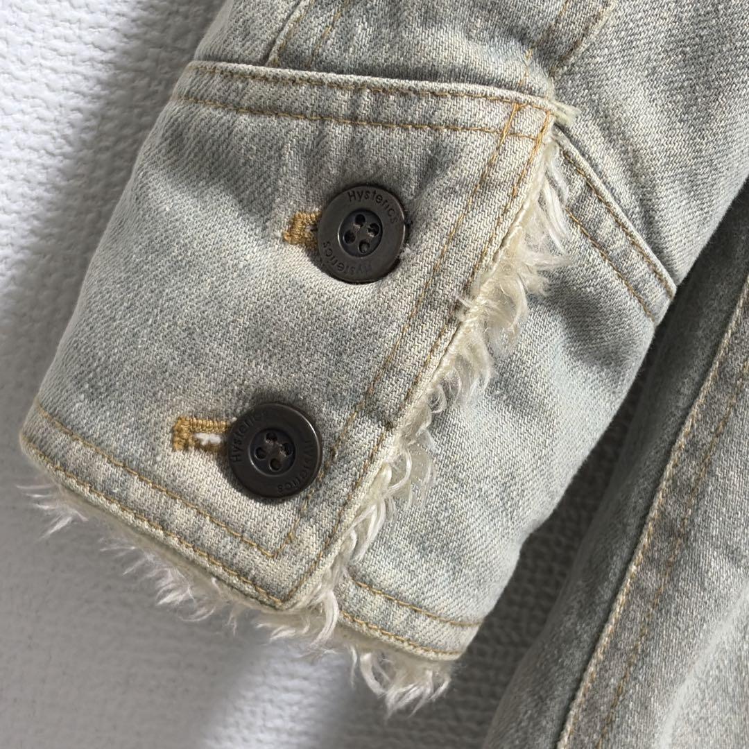 ヒステリックス　デニム　ボア モッズコート ヒステリックグラマー　y2k