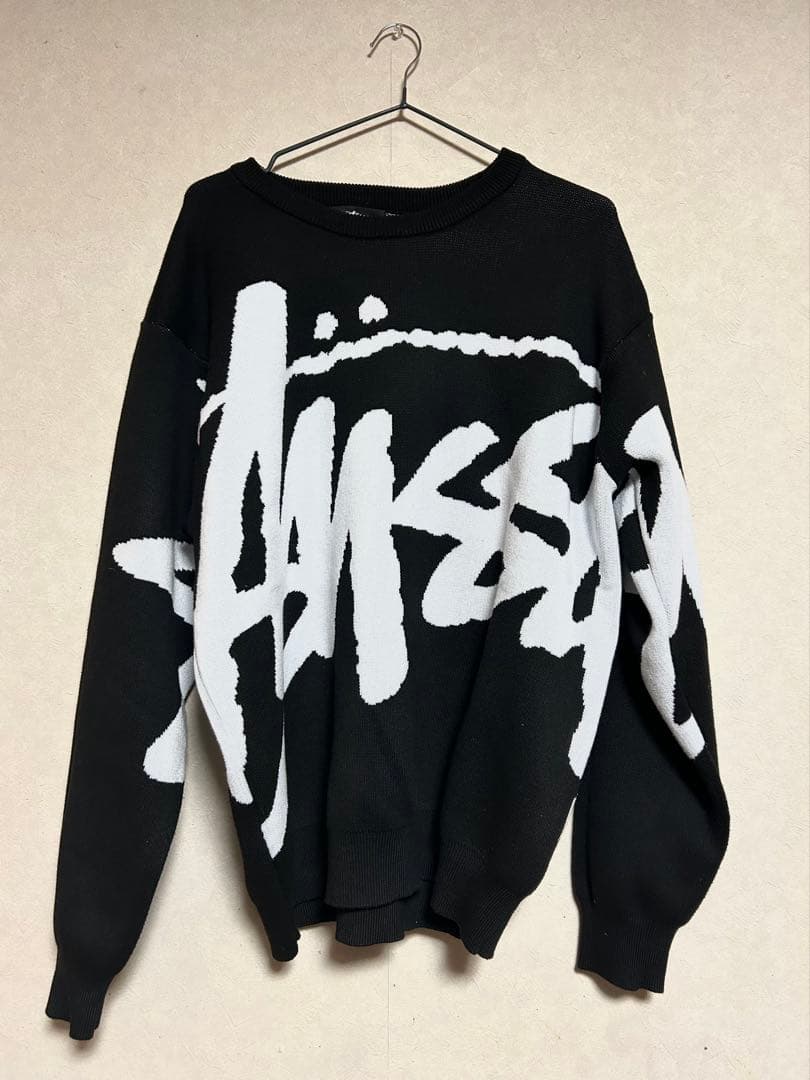 Stussy ロゴ ニット XL