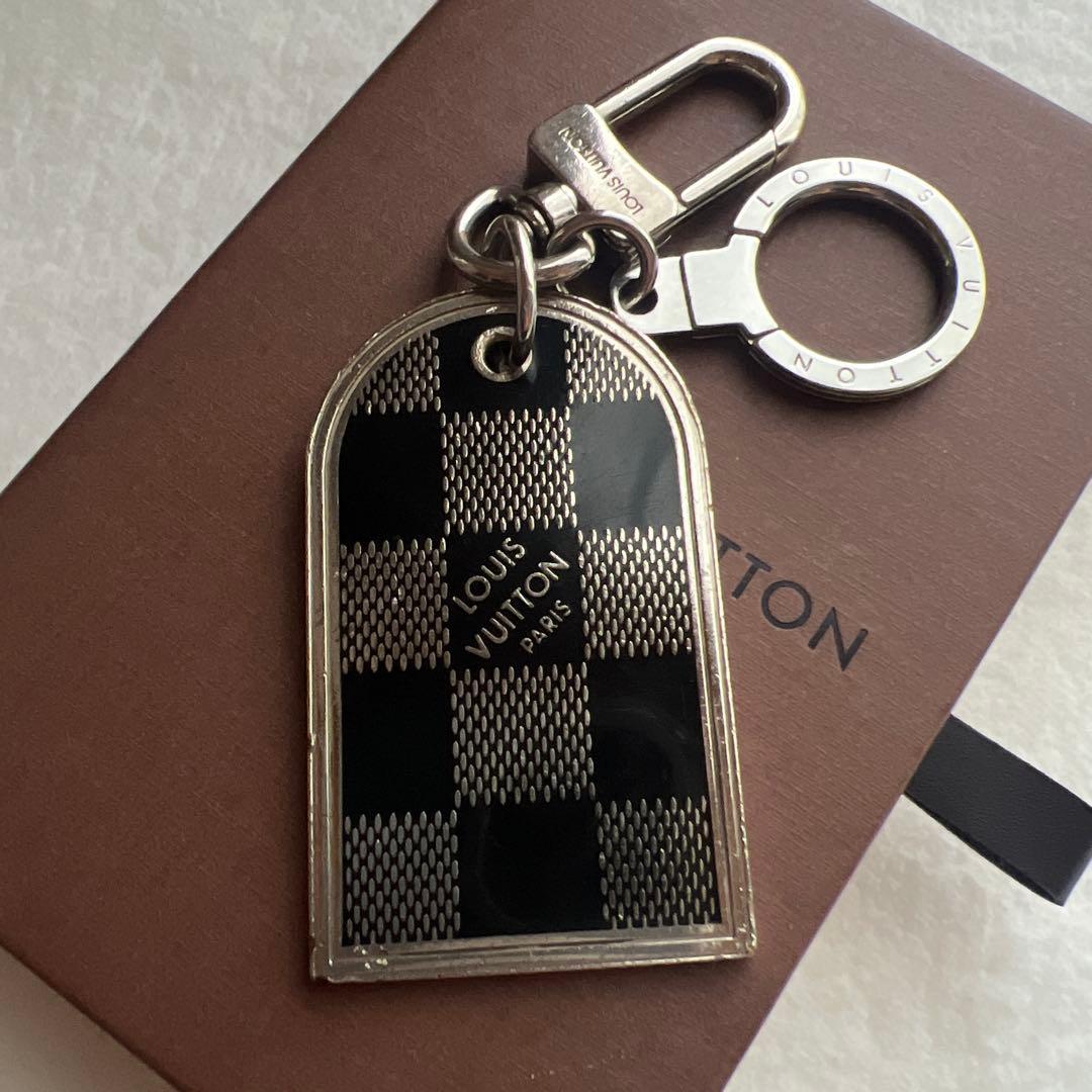 【ルイヴィトン】キーホルダー キーリング ダミエグラフィット