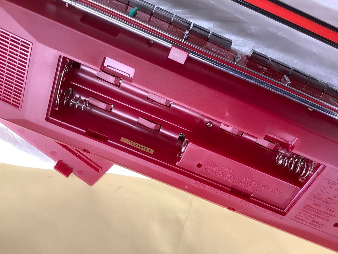 サンヨー おしゃれなテレコダブル MR-WU4L 80年代　未使用