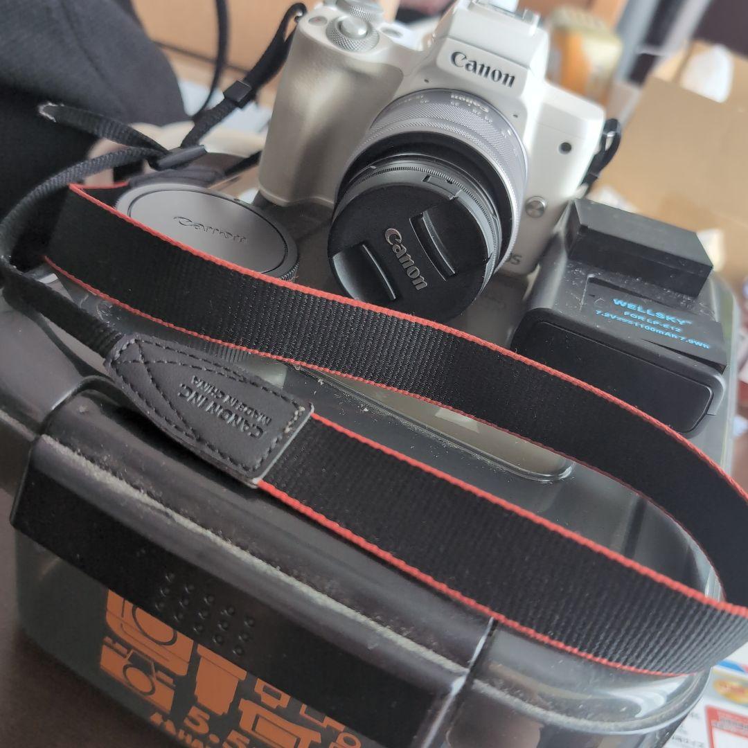 Canon EOS kiss Mホワイト 15-45mm レンズ付き 色々セット