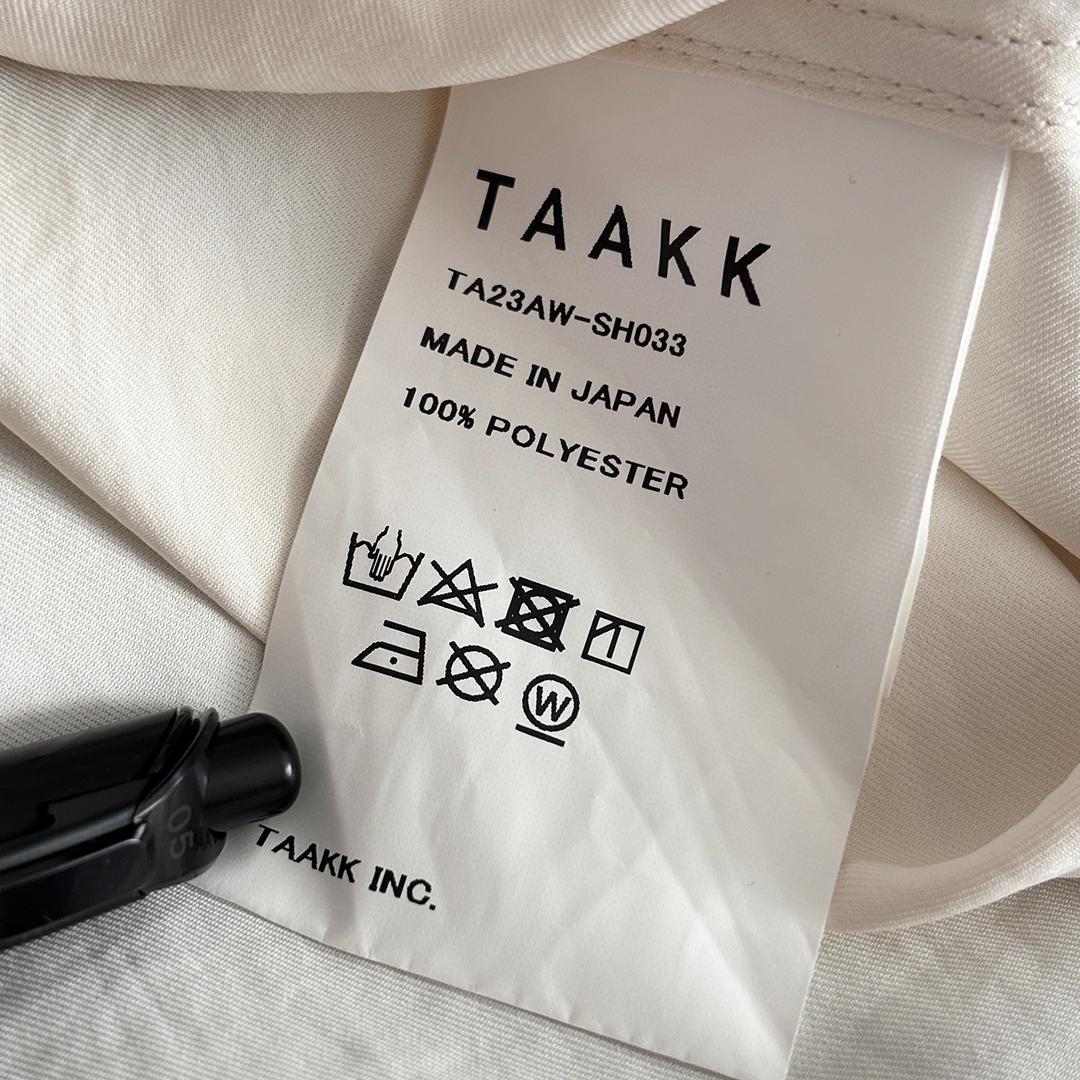 TAAKK 23AW シャツ サイズ１